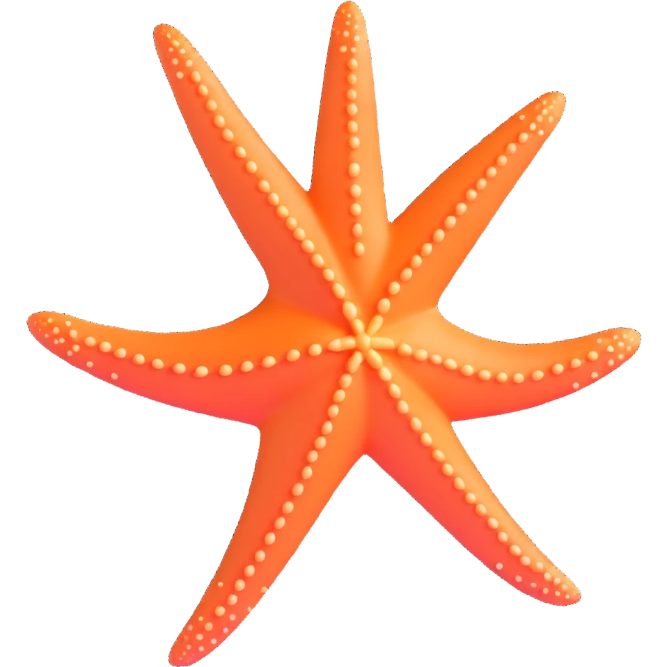 realistic starfish emoji