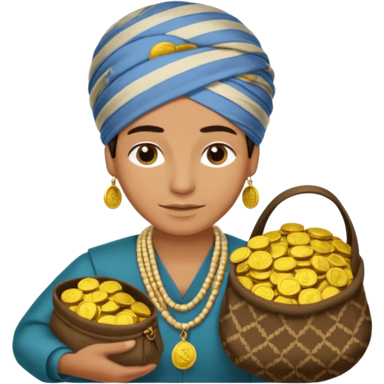 Desert Trader, with trading items emoji