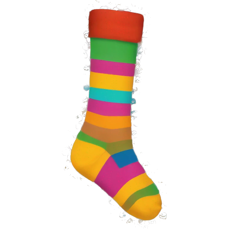 colourful socks emoji