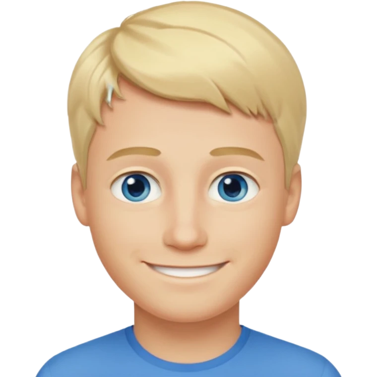 male short blond hair blue eyes 5ft 9 140lbs Italian emoji
