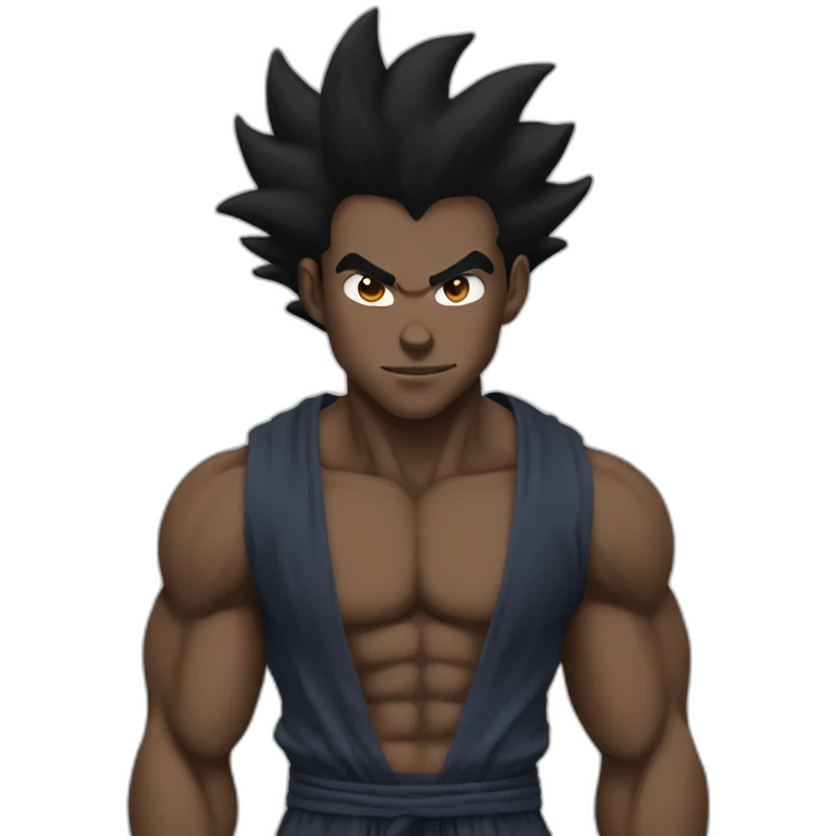 Black goku emoji