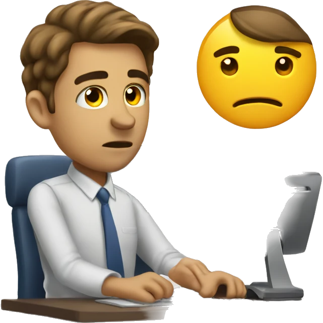 boring office job emoji