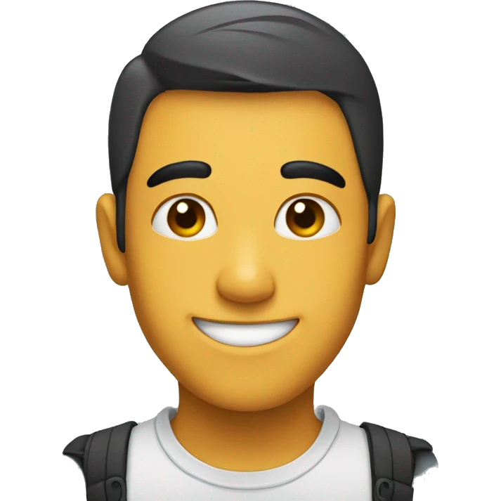 One eyebrow raised smiling emoji
