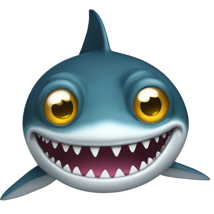 tiburón con lentes emoji