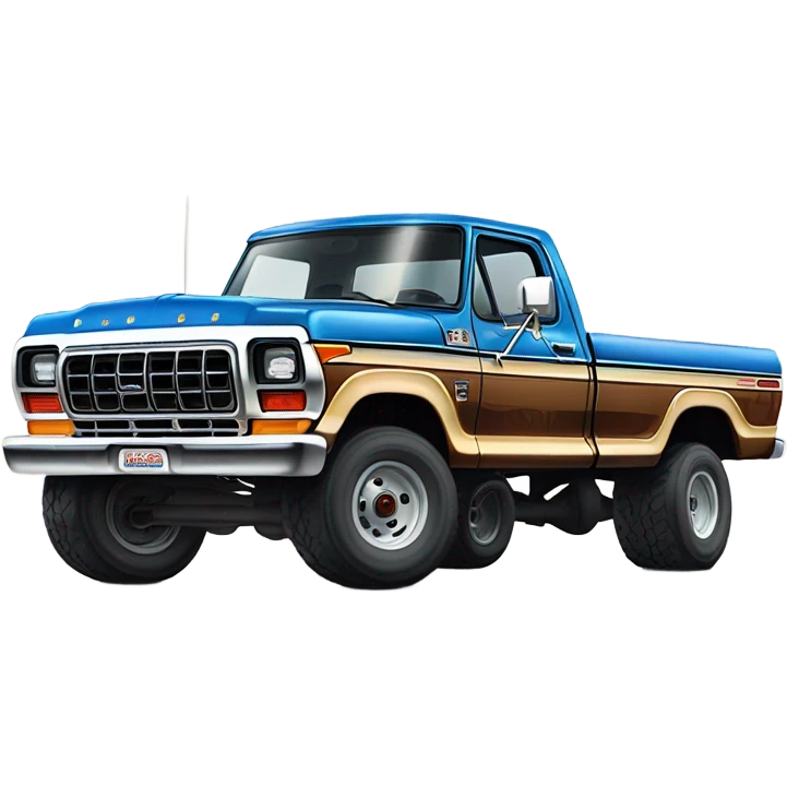 1979 ford f250 with a bubba setup emoji
