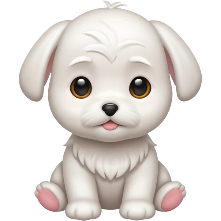 white baby maltese emoji