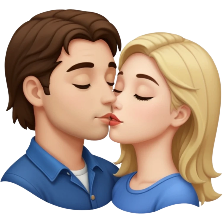 Good Night kiss emoji