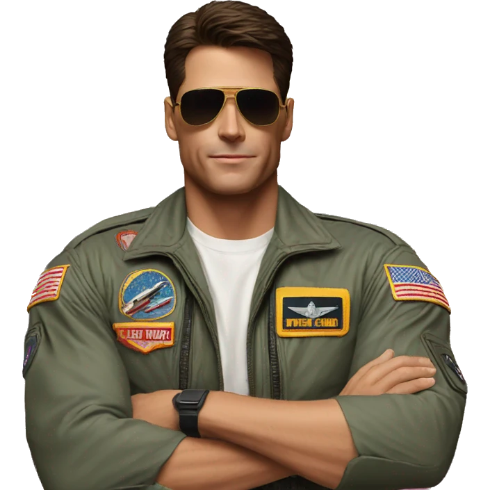 Top Gun 80s emoji