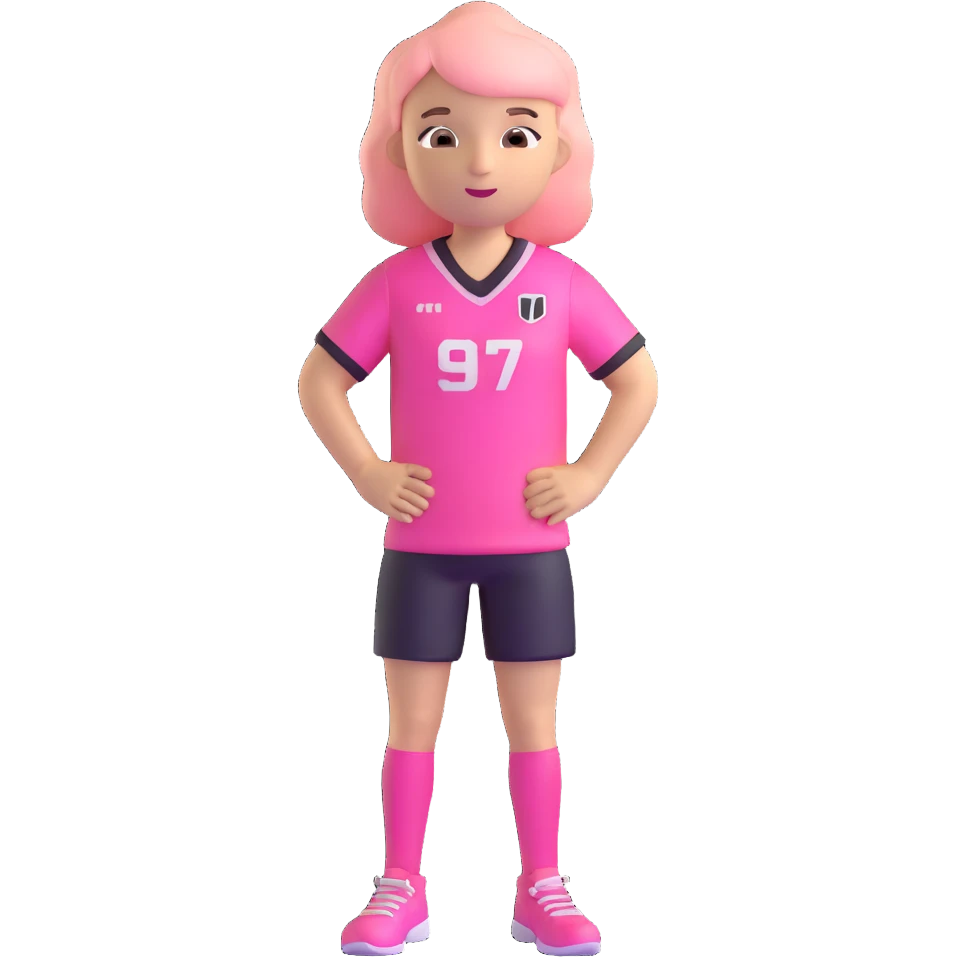 pink sports jersey emoji