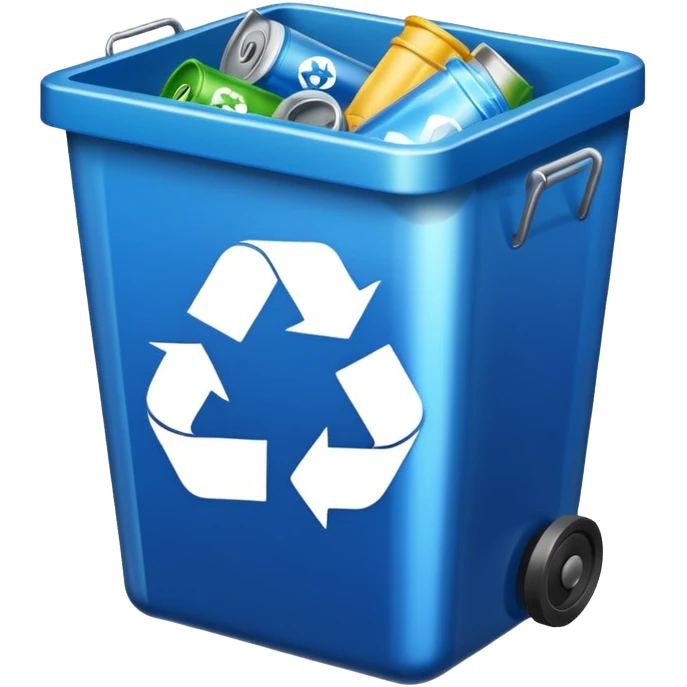 mac os icon recycle blue icon emoji