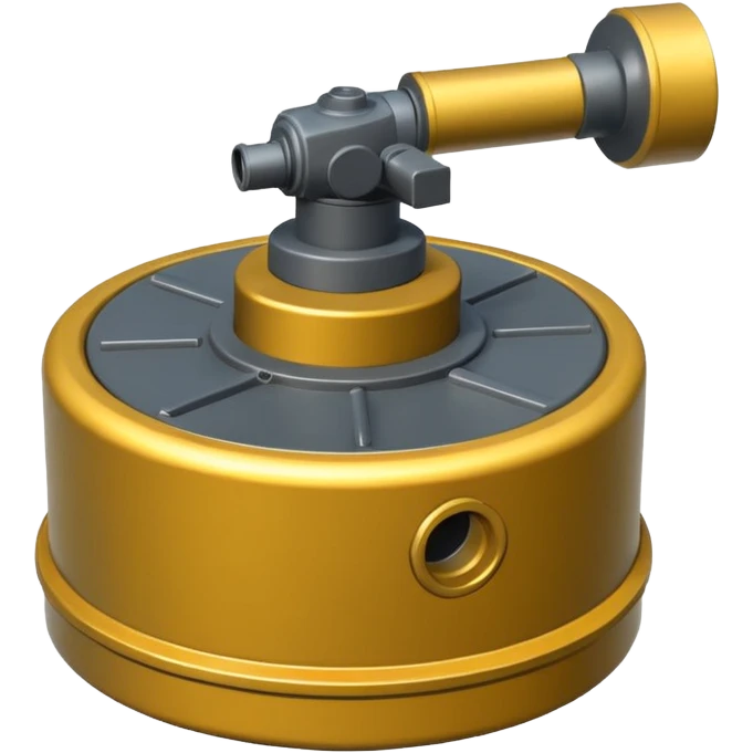 generate a realistic anti-tank mine emoji