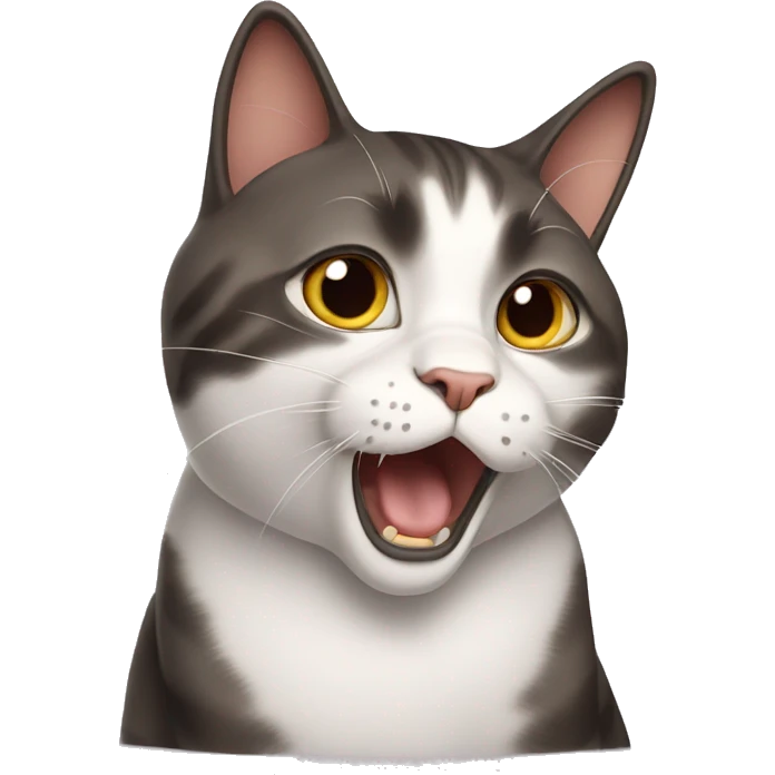 Shocked cat  emoji