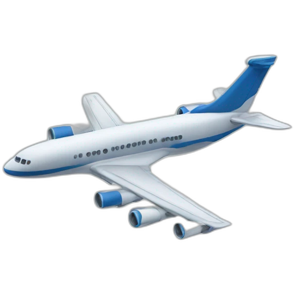 fractional airplane emoji