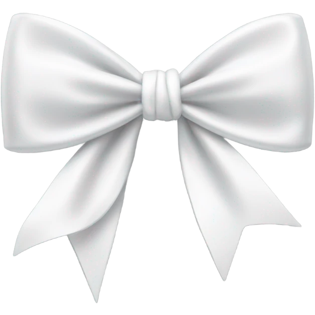 white bow emoji