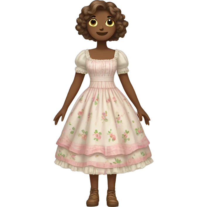 Pretty Cottagecore dress emoji