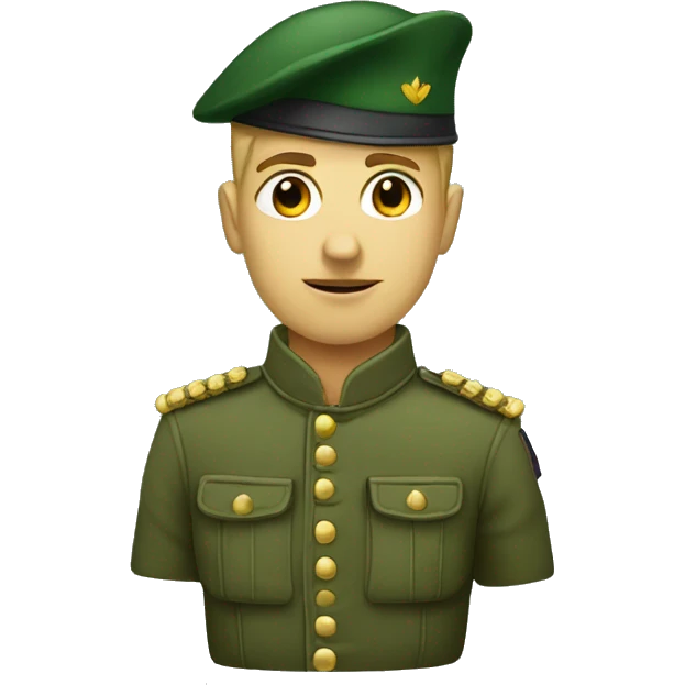 Soldat vert emoji