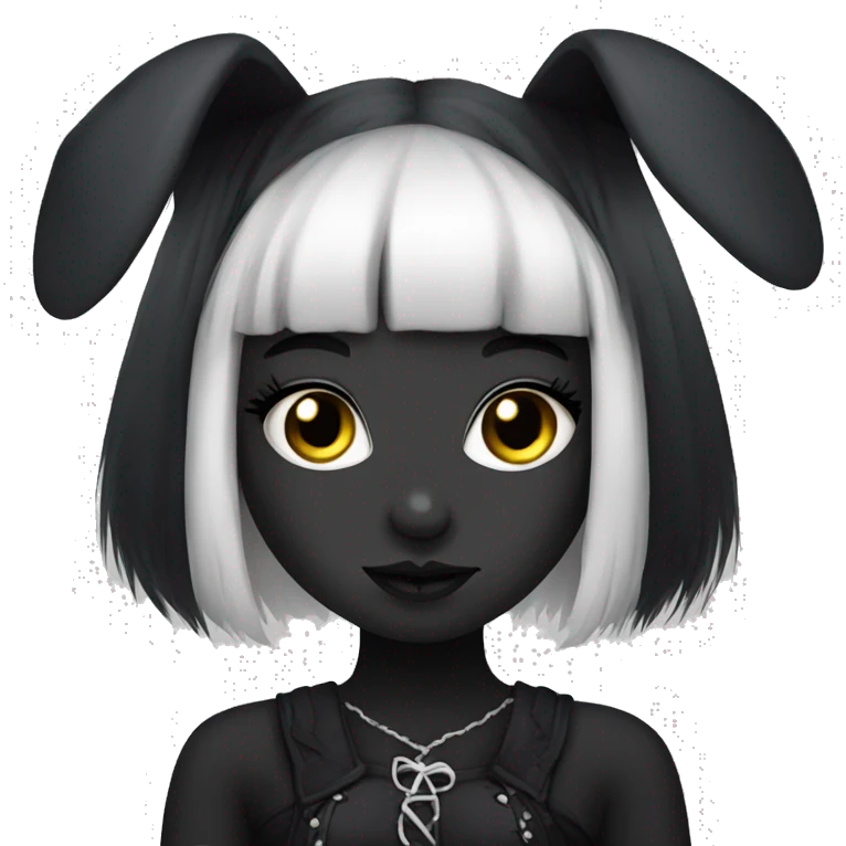 goth bunny girl emoji