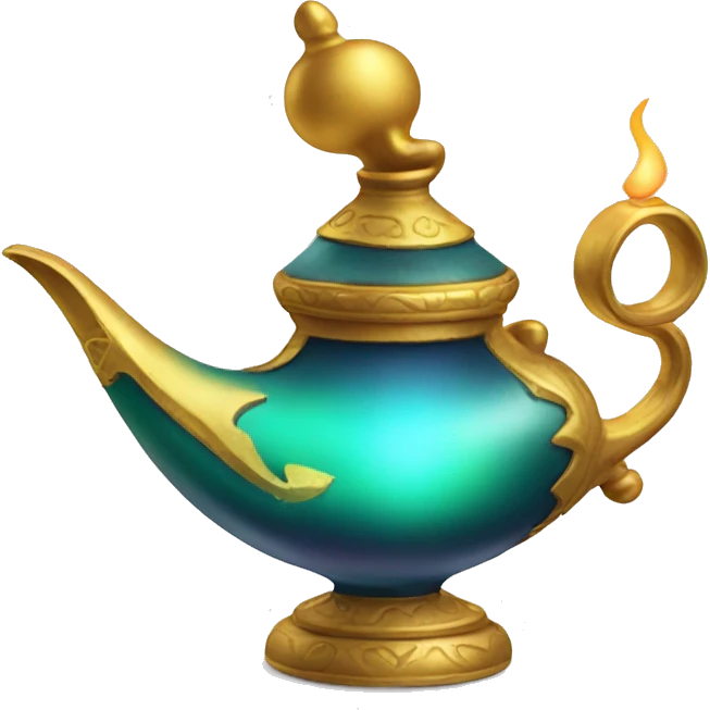magic genie lamp emoji