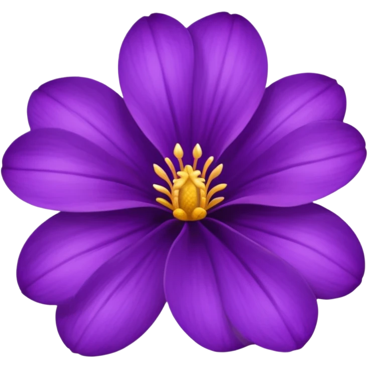 Violet flower emoji
