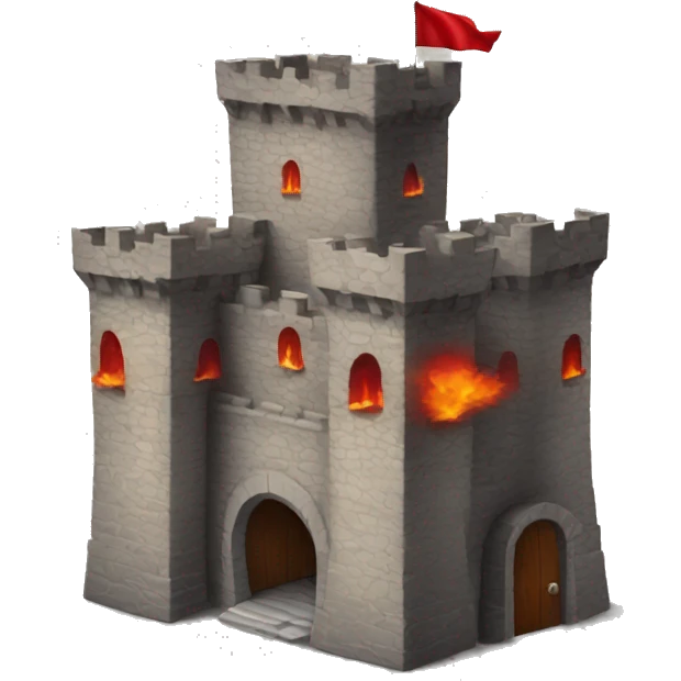 firewall locked castle red emoji
