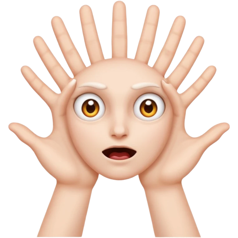 Hands in beck mad  emoji