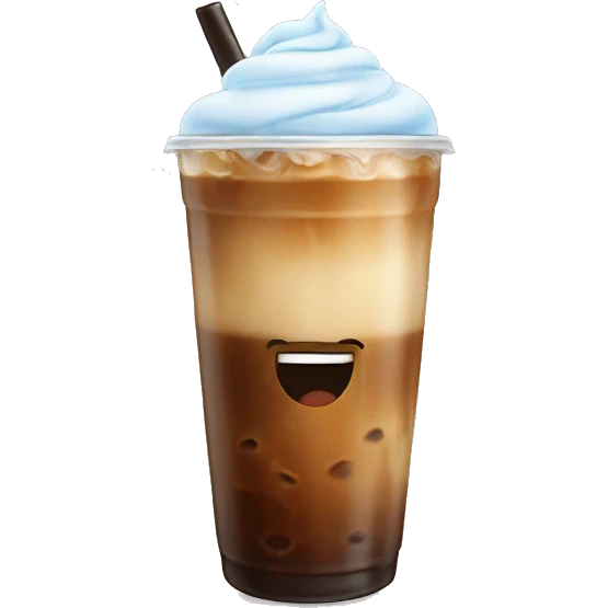 Iced coffee emoji