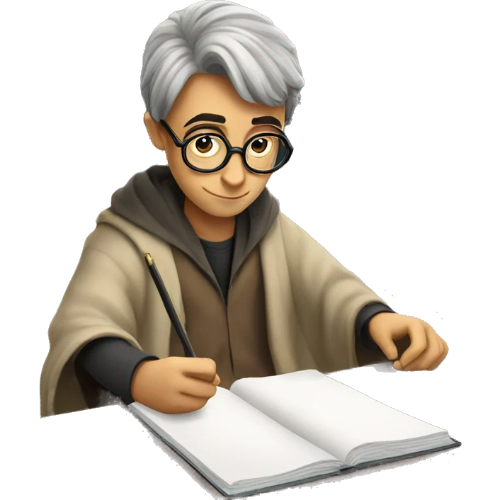 harry potter taking exams  emoji