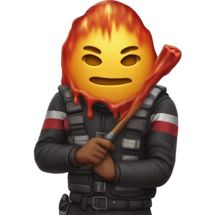 Heat with tringle emoji
