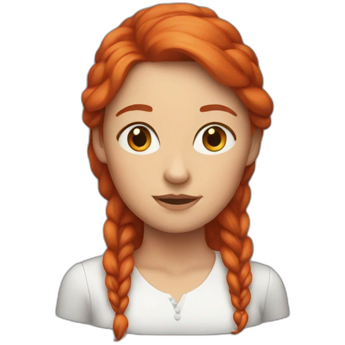 carrie red head emoji