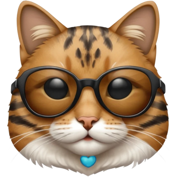 Cat wearing sunglasses emoji