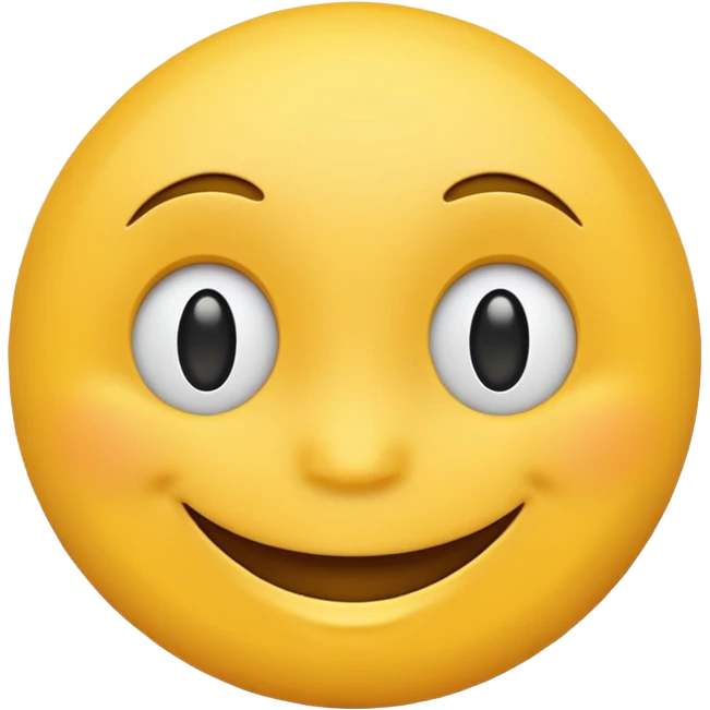 Normal happy face emoji