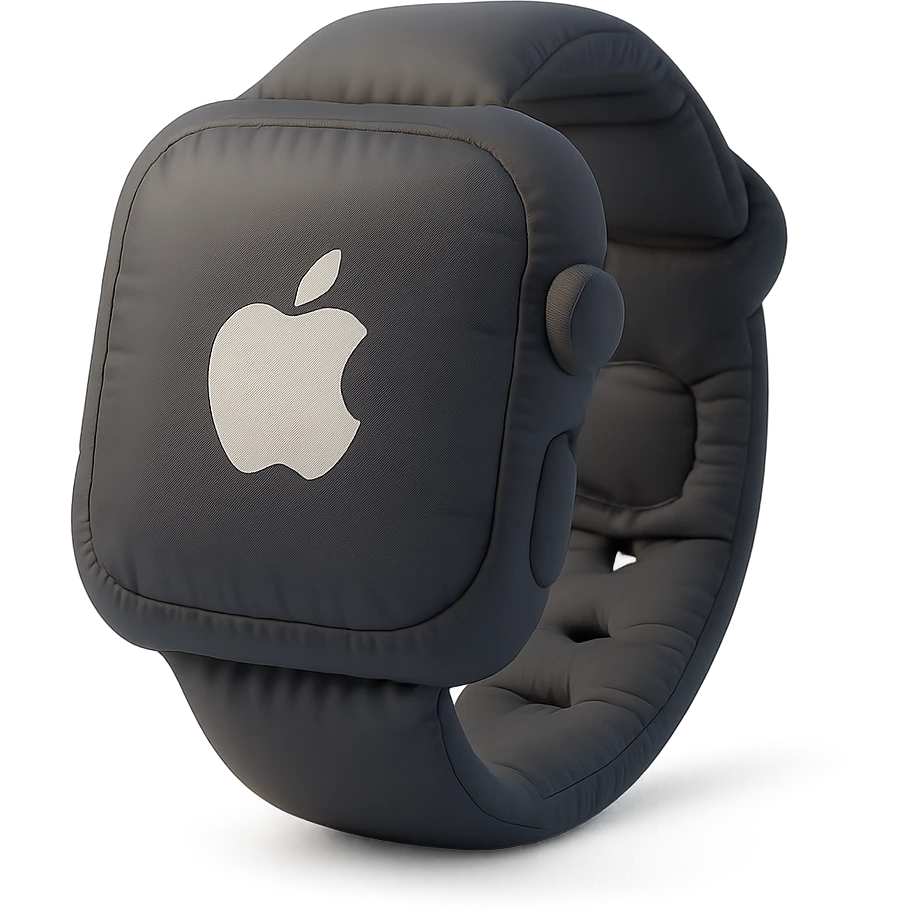 black apple watch emoji
