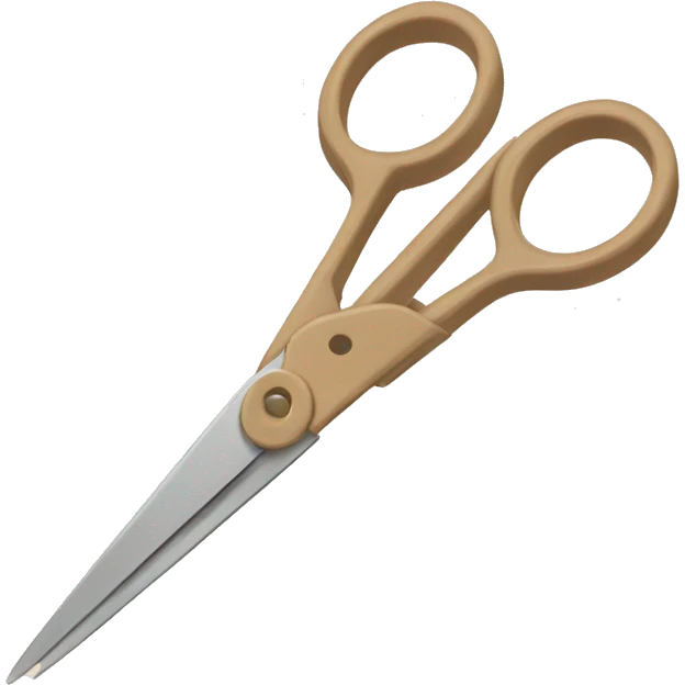 Beige scissors  emoji
