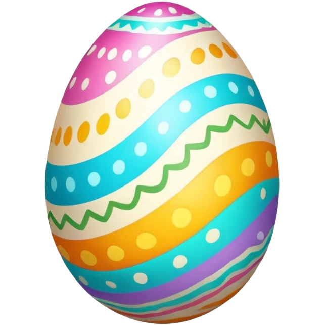 Beautiful Easter egg emoji