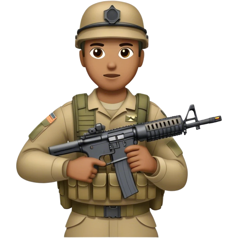 United States military army ar15 emoji