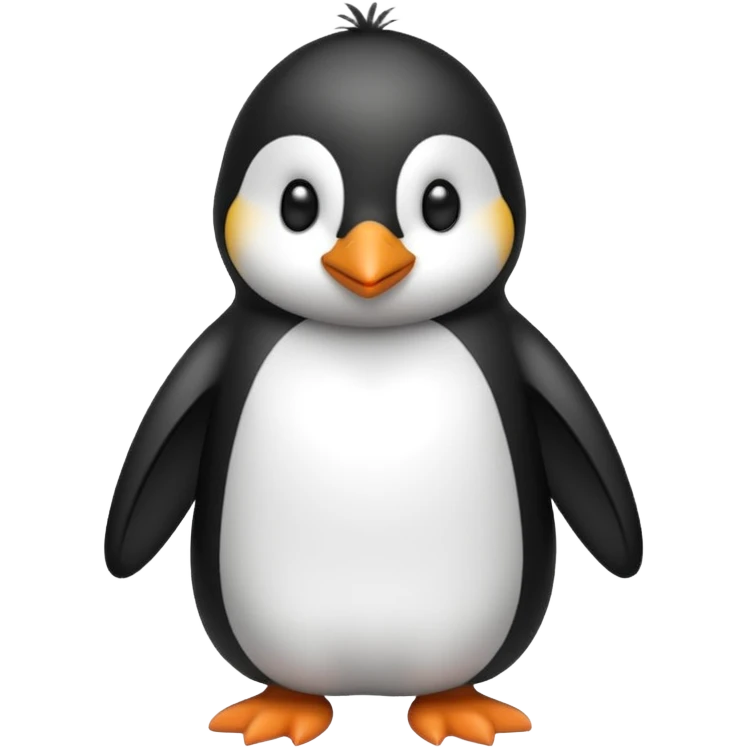 Pinguino con ropa de dormir emoji