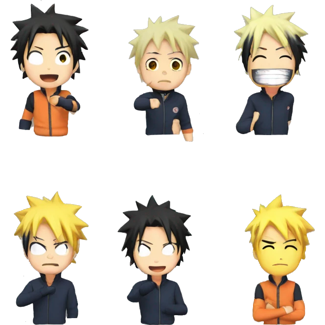Naruto saying goodmorning emoji