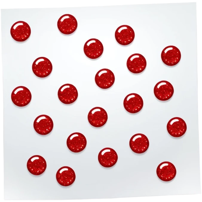 red glitter office emoji