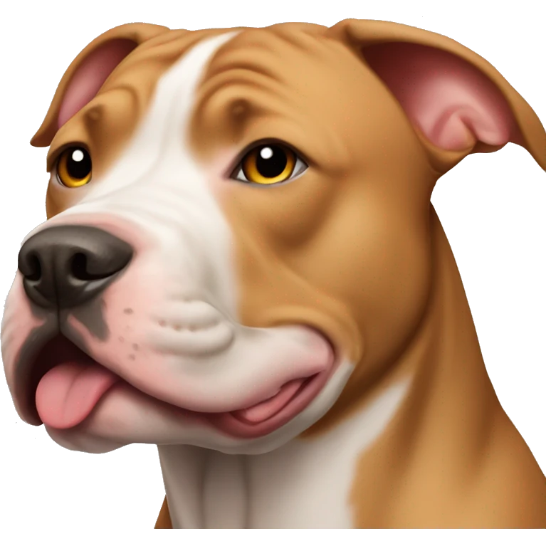 A pitbull emoji