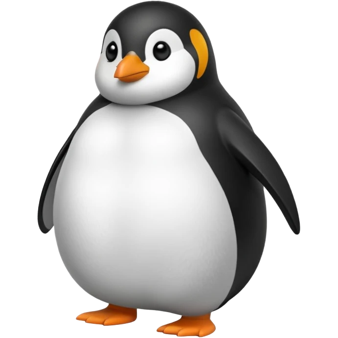 Fat penguin emoji