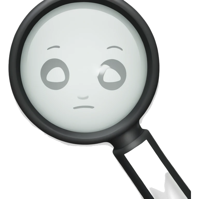 magnifier emoji
