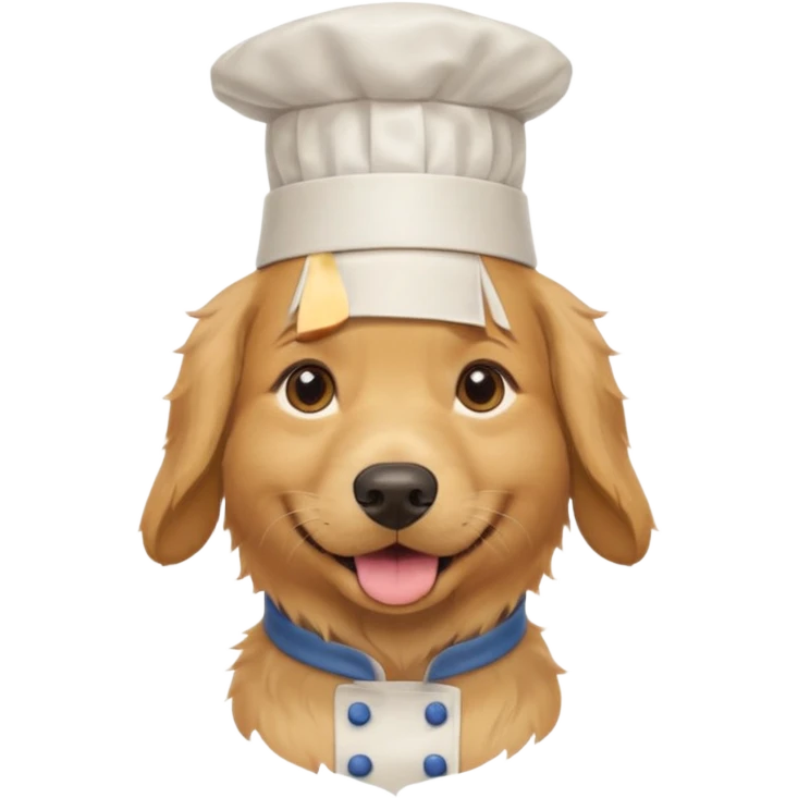 chef dog emoji