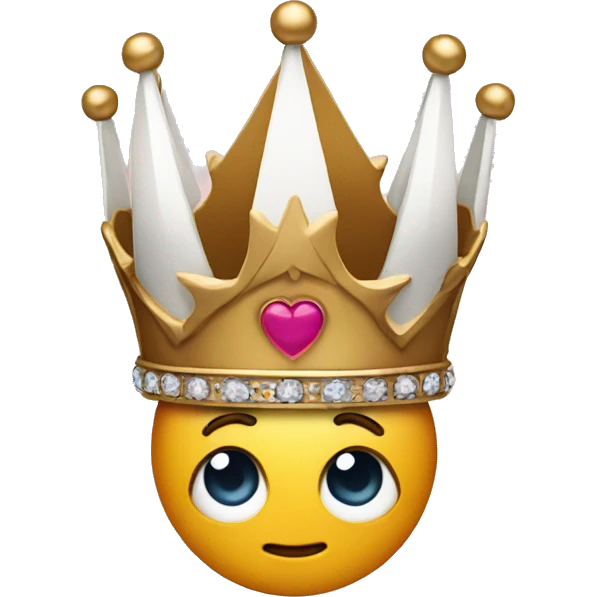 Instagram emoji with crown emoji