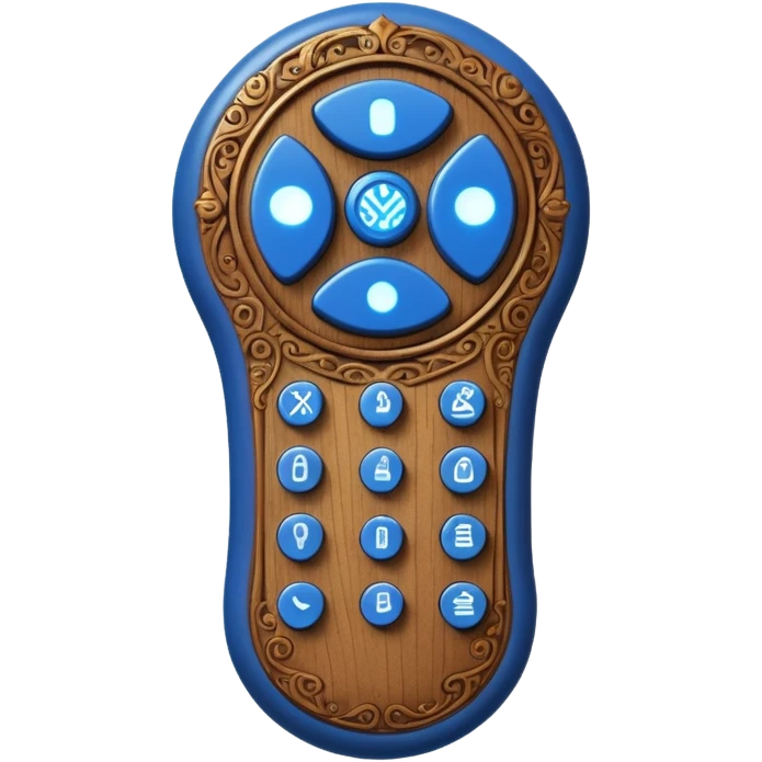 Wizard's remote control emoji