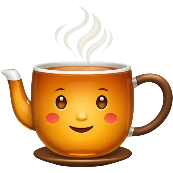 hot tea in a cup  emoji