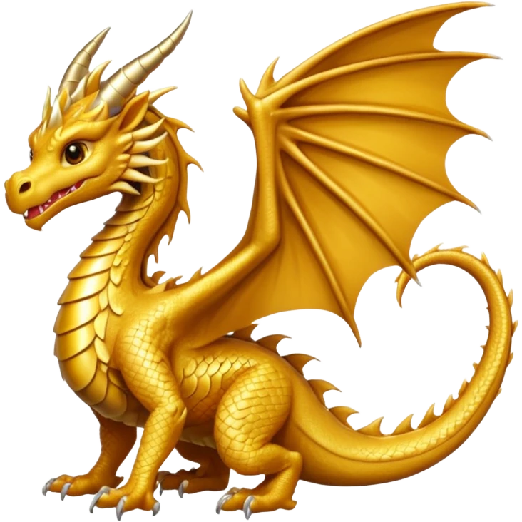 Fourth wing andarna, gold dragon emoji