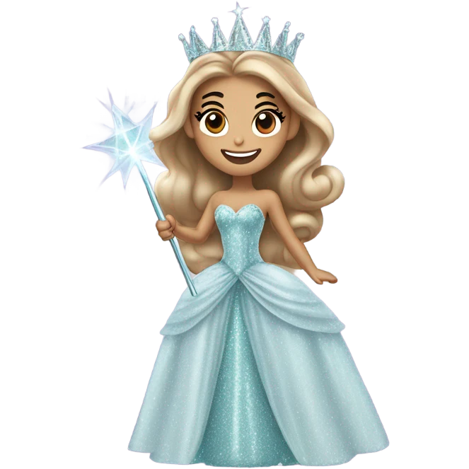 Ariana Grande in wicked as Glinda emoji
