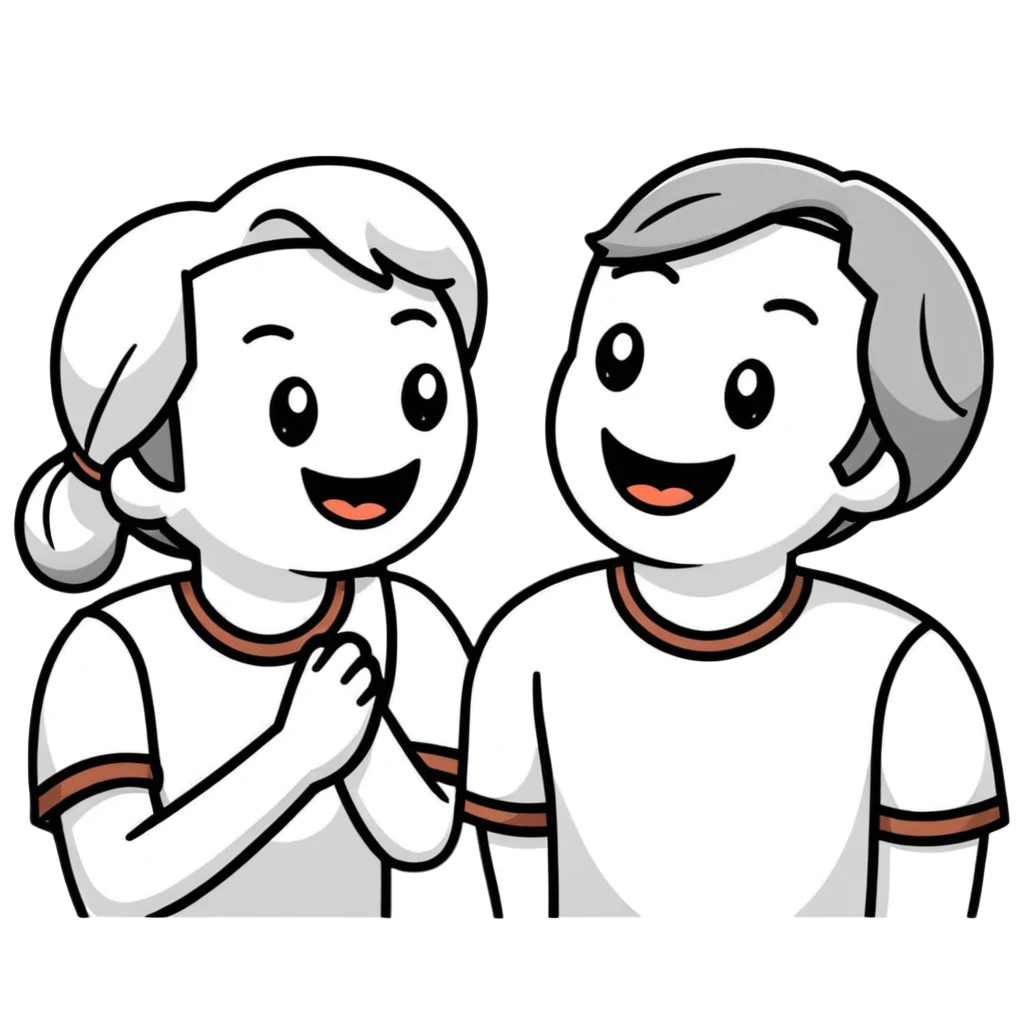 couple laughing together emoji