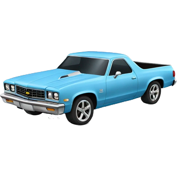 Light blue el Camino  emoji