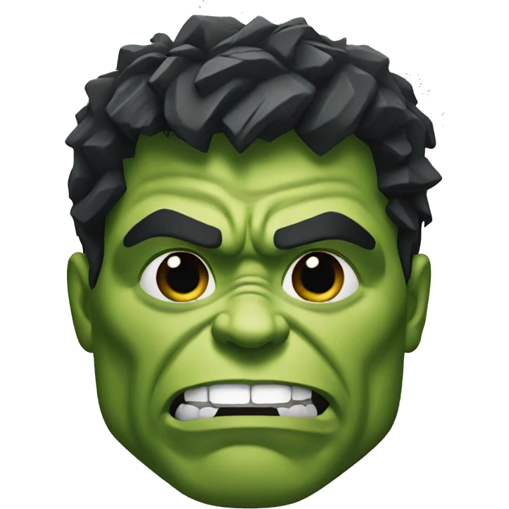 Hulk head  emoji
